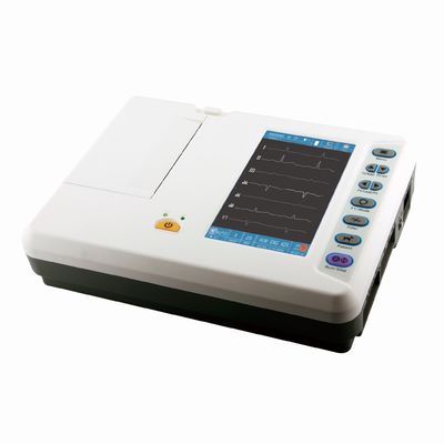 6 машин Ecg Electrocardiograph канала ветеринарных портативных
