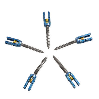 Винты титана 5.5mm двойные продетые нитку Pedicle вводят прибор фиксирования позвоночника
