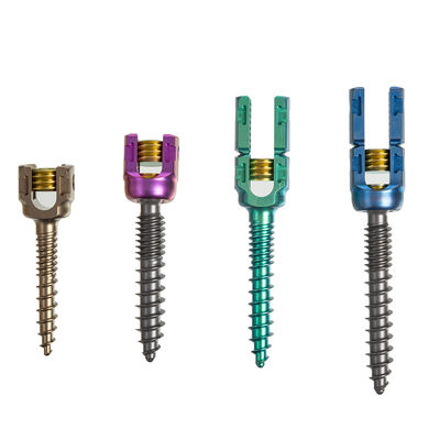 Винты титана 5.5mm двойные продетые нитку Pedicle вводят прибор фиксирования позвоночника